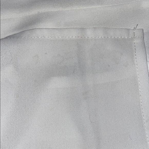 June and Hudson white high neck gown with thigh slit | Sz S - Picture 8 of 9